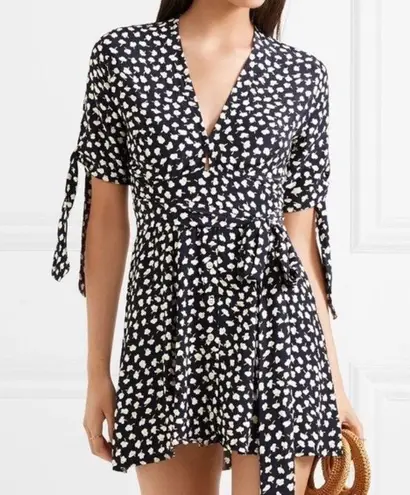 Faithfull the Brand Blue Vintage Bloom Birgit Mini Dress Sz.US6 NWT