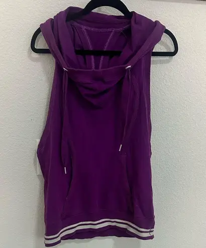 Lululemon  Flashback Halter Tank Vest Hoodie Potion Purple / Whisper Size 10