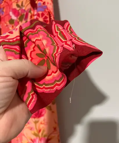 London Times NEW Pink Floral 3/4 Sleeve Sheath Dress