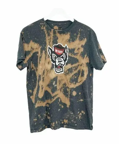 NC State Wolfpack Custom One Of A Kind Reverse Dyed Graphic Tee SZ M Size M