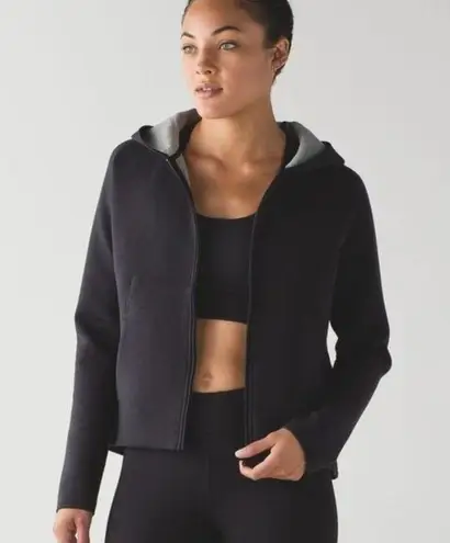 Lululemon  City Bound Hoodie Dark Grey Womens 4 Workout Gym