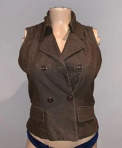 New York & Co. brown vest size 4