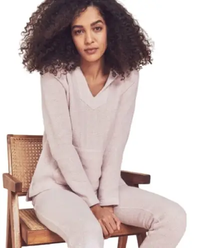 Faherty Seabrook Women's Hooded Pullover Hoodie Pink Peach Small - Image 1