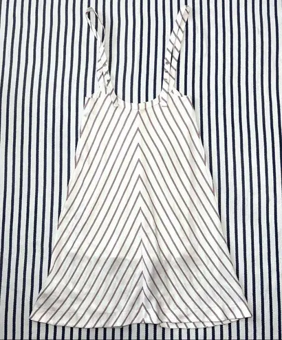Maje Rabano Striped Suspender Midi Dress Small