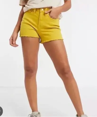 J. Crew Mercantile Mustard Yellow Cotton Mid