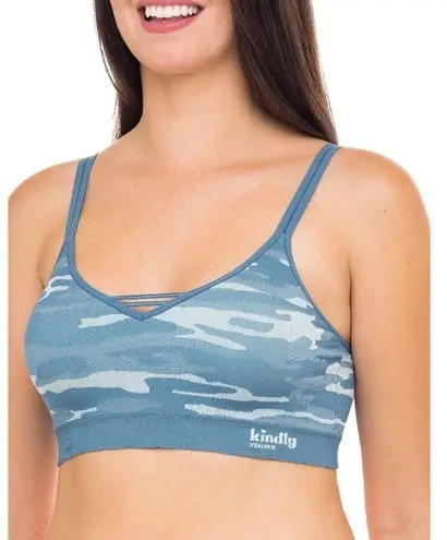 Kindly Yours Reef Blue camouflage caged v