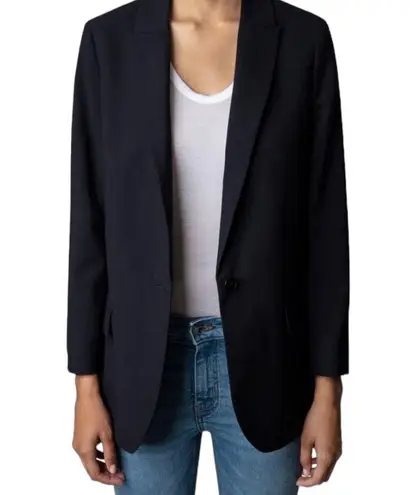 Zadig & Voltaire LOVE Embellished Navy Blazer Viva Victor Bis