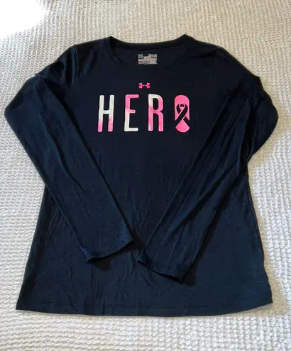 Under Armour Long Sleeve Breast Cancer Hero Shirt