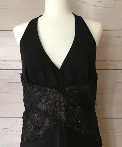 Jones New York Vintage black dress with lace