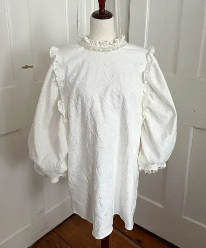 Sister Jane White Baroque Dress Size M