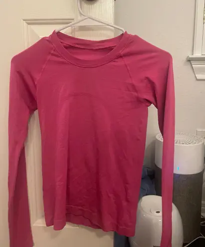 Lululemon Swiftly Tech Long Sleeve Race Length Sonic Pink