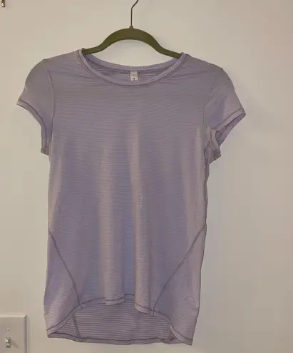 Lululemon Short Sleeve Top Lilac