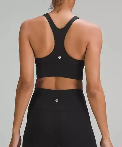 Lululemon Wunder Train Bra Long Line Black size 6 NWT