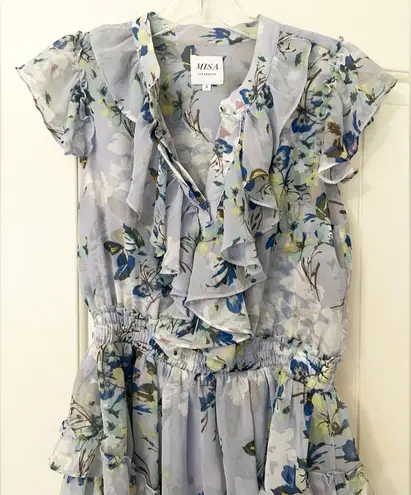 MISA Los Angeles Alona Mini Dress Floral