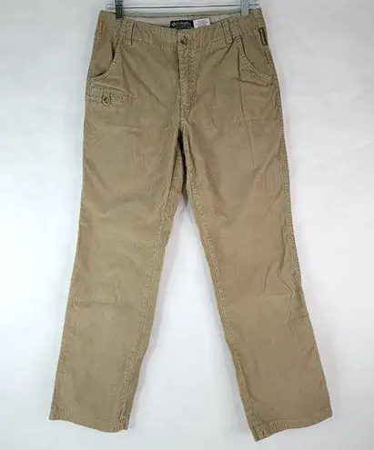 Columbia  Sportswear Womens Size 8 Corduroy Casual Straight Leg Pants