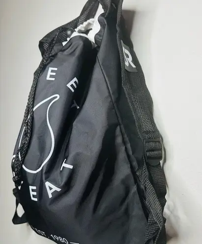 New Sweet Sweat Black Drawstring Gym Travel Bag Backpack