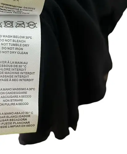 IRO Bexly Leopard Metallic Asymmetrical Midi Dress One Shoulder Black FR42 US10