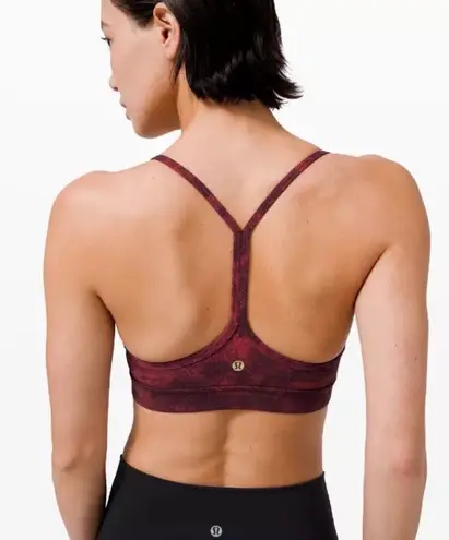 Lululemon Flow Y Bra Nulu Light Medium Support A/C Cups Lunar New Year