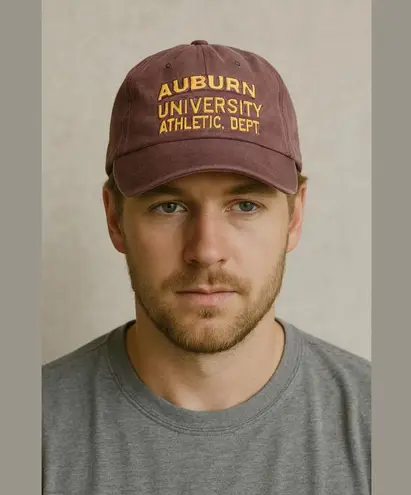 Top Of The World Auburn University Athletic Department Baseball Cap - Maroon