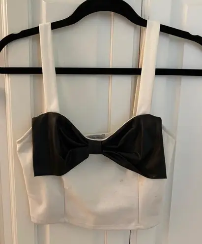 Charlotte Russe Bow Crop Top