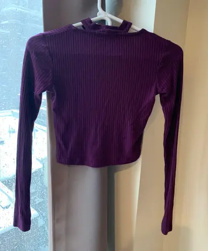 Forever 21 Long-sleeve Crop Top