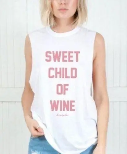 The Laundry Room Sweet Child of Wine Tank Top OS