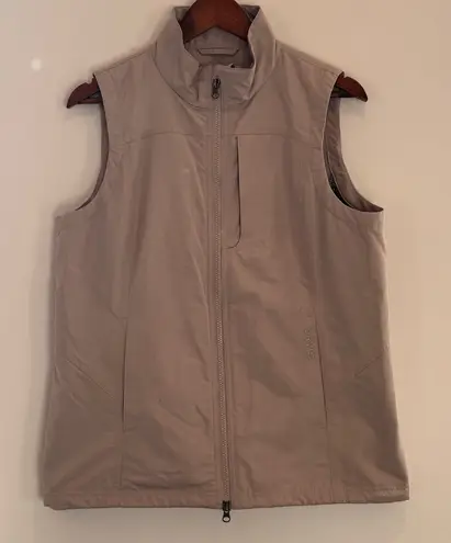 Orvis Tan zip-up vest size M