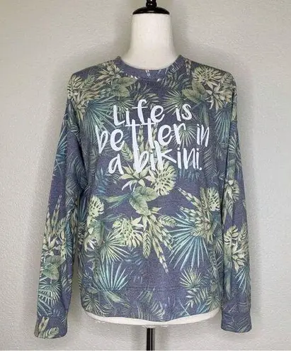 Body Glove “Life is Better in a Bikini” Women’s Long Sleeves Top
