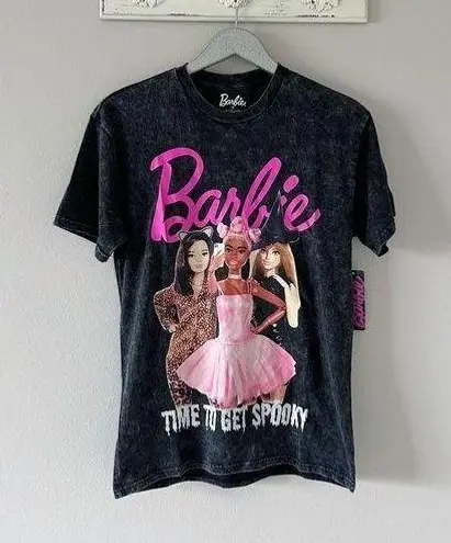Barbie Time To Get Spooky Halloween Tee Shirt NEW