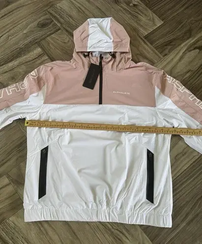 Alphalete  Women’s EXP Tech Windbreaker- Himalayan Pink, Size XL