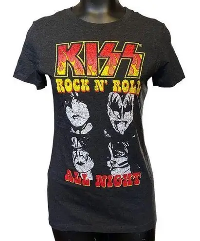 NEW KISS ‘Rock N’ Roll All Night’ Black Tee Sze Medium
