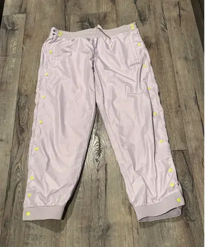 Starter Black Label Women's Purple Snap Button Track Pants XL