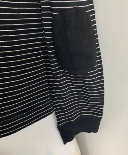 LRL zipper shoulder long sleeve tee elbow patches Size XL