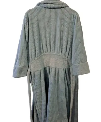 Soft Surroundings Aqua Blue robe size L
