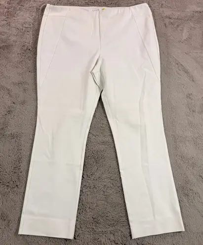 Lysse White XL Pull On Bootcut Leggings Women's Stretch Career Pants Minimalist