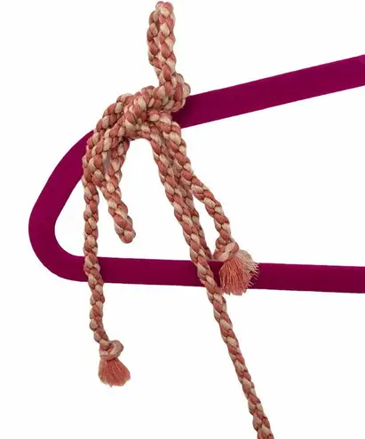 new Trovata ♕ Braided Strap Drawstring Waist Cami Top ♕ Dusty Pink Large