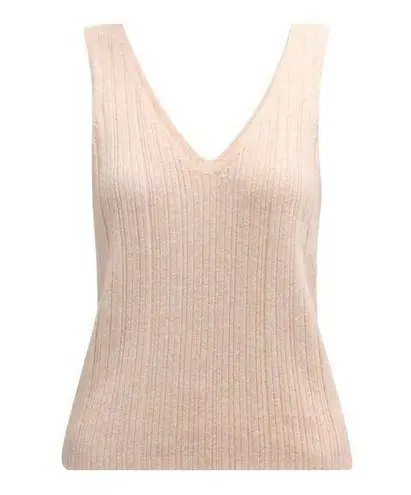 Eberjay Eberjey Infinite V-Neck Ribbed Sweater Tank Peach Parfait Large Loungewear