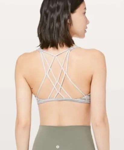 Lululemon  Free To Be Zen Bra - Heathered Gray