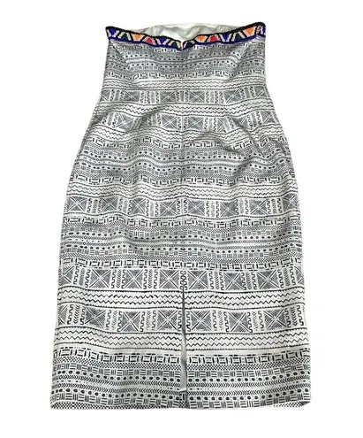 Camilla strapless dress with beaded neckline