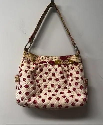 Vera Bradley  make me blush reversible purse shoulder purse magnetic clisure