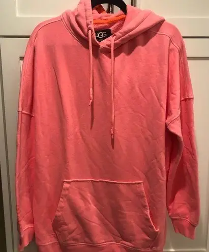 UGG NEW  Simone Boyfriend Hoodie Pullover Sweater Coral Soft