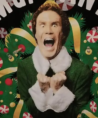 💕ELF💕 Holiday Christmas Sweater ~ OMG Santa! Size XS