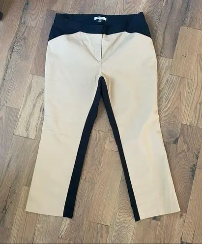 DKNY  Womens Black Beige Dress Pants Size 12 