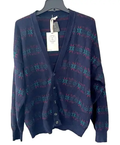 Urban Renewal Urban Outfitters blue oversized cardigan sweater