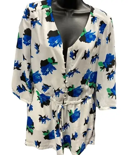 LILA ROSE,Women’s Romper (Top& Shorts together),Sz 0, white,black, green,blue