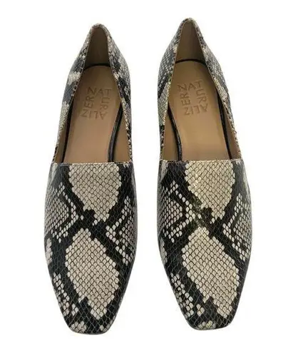 Naturalizer Collette Loafer Alabaster Snakeskin Print US Women's 6.5M