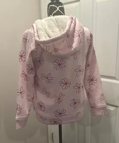 Wonder Nation Pink Flower Zip Up