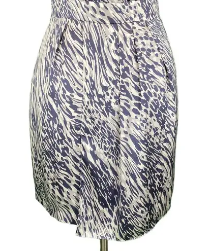 BCBGeneration Lilac Zebra Print Sleeveless Mini Dress