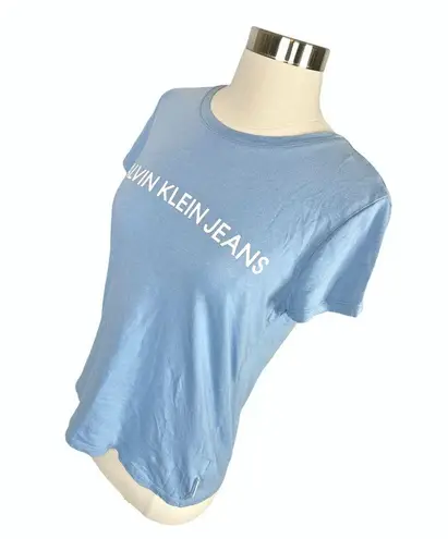 Calvin Klein Jeans  Baby Blue Classic Logo Tee