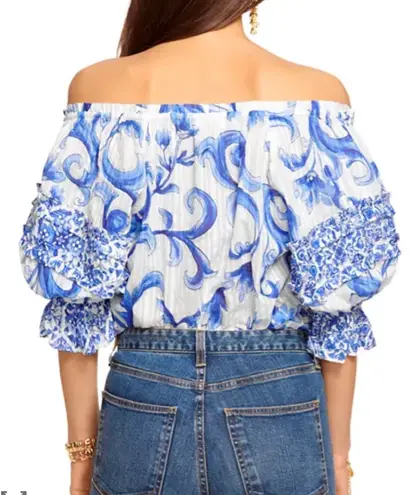 Ramy Brook Lula Off The Shoulder Scoop Neck Top Medium